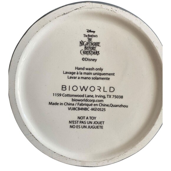 Bioworld Ceramic 18oz Nightmare Before Christmas Zero Dog Coffee Mug FREE SHIP! - Picture 3 of 4